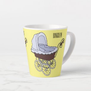 Tasse Latte Illustration de poussette