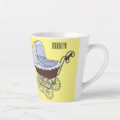 Tasse Latte Illustration de poussette (Droite)