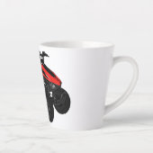 Tasse Latte Illustration de Quad bike atv (Droite)