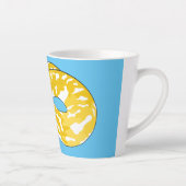 Tasse Latte illustration de serpent python birman de dessin an (Droite)