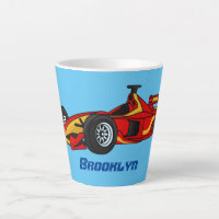 Illustration de voitures de course à grande vitess