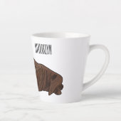Tasse Latte Illustration de Walrus (Droite)