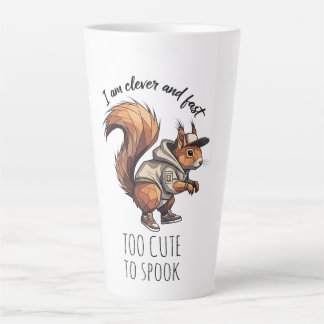Tasse Latte Illustration d'écureuil mignon | Café M personnali