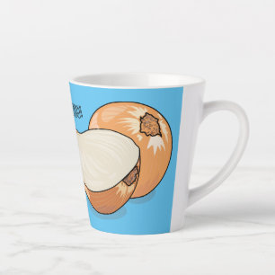 Tasse Latte Illustration d'oignon