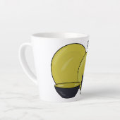 Tasse Latte Illustration du jeu de produits de table (Angle gauche)
