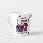 Tasse Latte Illustration du mixer (Angle gauche)