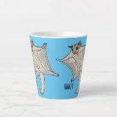 Tasse Latte Illustration du planeur à sucre (Devant)