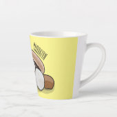 Tasse Latte Illustration d'un champignon (Droite)