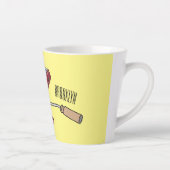 Tasse Latte Illustration d'un fabricant de pâtes alimentaires (Droite)