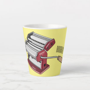 Tasse Latte Illustration d'un fabricant de pâtes alimentaires