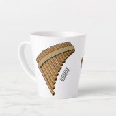Tasse Latte Illustration Pan flûte / panpipes (Angle gauche)