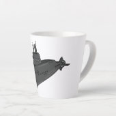 Tasse Latte Illustration sous-marine (Angle droit)