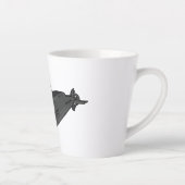 Tasse Latte Illustration sous-marine (Droite)