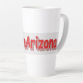 Tasse Latte "#iLoveArizona " Joli design. Acheter maintenant (Angle droit)