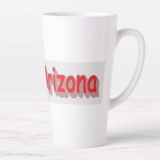 Tasse Latte "#iLoveArizona " Joli design. Acheter maintenant (Droite)