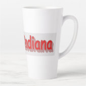 Tasse Latte "#iLoveIndiana " Conception sympa. Acheter mainten (Droite)