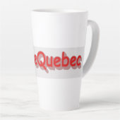 Tasse Latte "#iLoveQuebec" Joli design. Commandez dès maintena (Angle droit)
