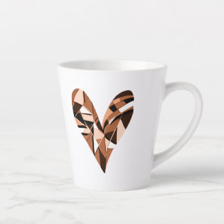 Tasse Latte Image cardiaque