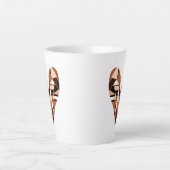 Tasse Latte Image cardiaque (Devant)