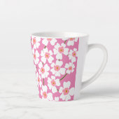 Tasse Latte Imaginaire blanc et rose (Droite)
