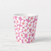 Tasse Latte Imaginaire blanc et rose (Devant)