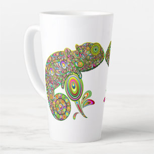 Tasse Latte Imaginaire psychédélique de Chameleon