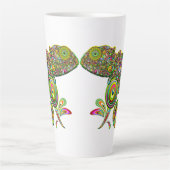 Tasse Latte Imaginaire psychédélique de Chameleon (Devant)