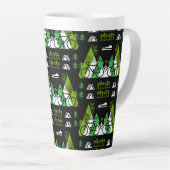 Tasse Latte Impression actuelle sur le thème du vélo (Angle droit)