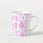 Tasse Latte Impression de vache rose (Droite)