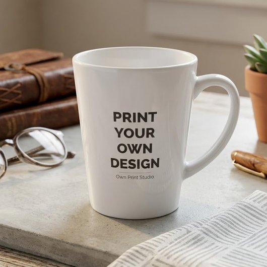 Tasse Latte Impression personnalisée | Impression de mes propr