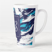 Tasse Latte Impression profonde personnalisée (Droite)