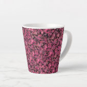 Tasse Latte Impressions Florales (Angle droit)