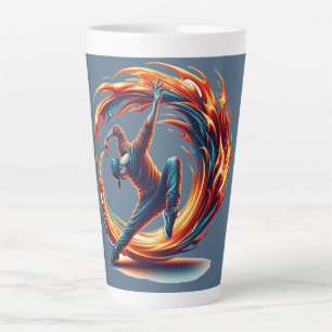 Tasse Latte Inferno Spin - Stimuler l'esprit de Breakdance