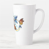 Tasse Latte Infinity of Monarch Butterflies (Droite)