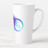 Tasse Latte Infinity with purple feather (Droite)