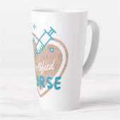 Tasse Latte Infirmière certifiée (Angle droit)
