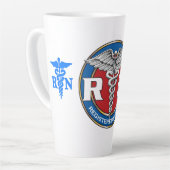 Tasse Latte infirmière de la RN (Angle gauche)