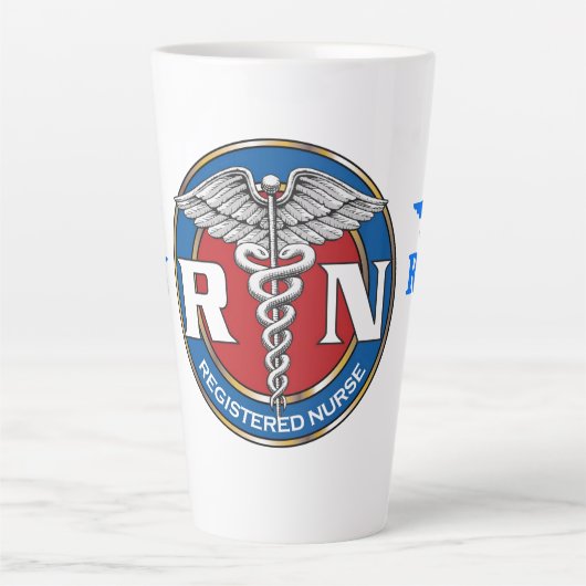 Tasse Latte infirmière de la RN (Devant)