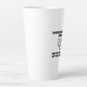 Tasse Latte Infirmières des urgences sedate stupide (Devant)