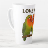 Tasse Latte Inséparables Amoureux (Angle gauche)