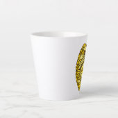 Tasse Latte Insigne du chef de la police de cuisine (Devant)