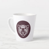 Tasse Latte Insigne Visage Tiger (Angle gauche)