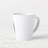 Tasse Latte Insigne Visage Tiger (Angle droit)