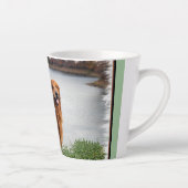 Tasse Latte Inspiration de foi inébranlable (Droite)