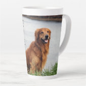 Tasse Latte Inspiration de foi inébranlable (Angle droit)