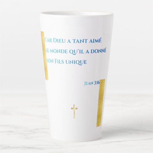 Tasse Latte Inspiration Divine — (Devant)