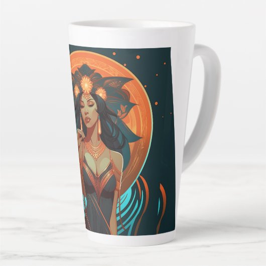 TASSE LATTE INSPIRATION NATIVE #2 (Angle droit)