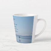 Tasse Latte Inspiration Serenity Prayer Beach Walkers (Droite)