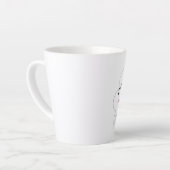 Tasse Latte Inspirational Funky Custom Donut (Angle gauche)