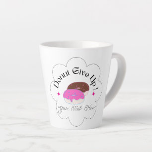 Tasse Latte Inspirational Funky Custom Donut